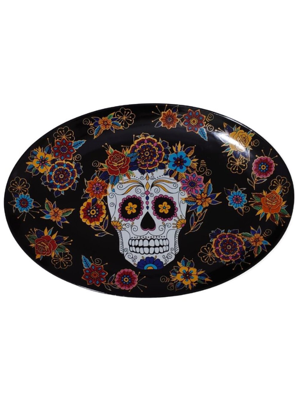 Williams Sonoma Dia De Los Muertos Day of the Dead Porcelain Serving Platter